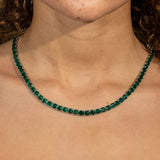 5mm Tennis Chain - Green Emerald - Adamans