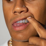 6 Tooth Thang Iced Grillz - Gold - Adamans
