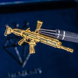 Scar Gun Pendant - Gold