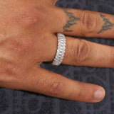 Baguette Ring - White Gold