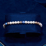 5mm Pearl Bracelet - Tri Colour