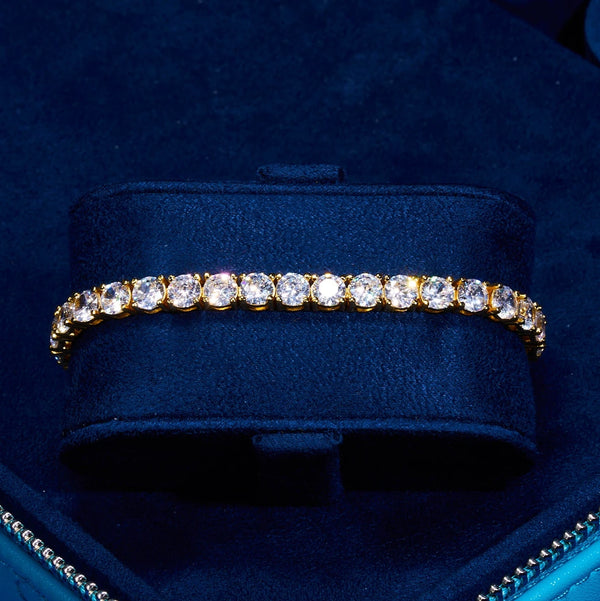 5mm Tennis Bracelet - Gold