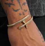 Iced Dagger Bracelet - Gold