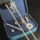 5mm Moissanite Tennis Chain - 18k Vermeil - D Colour - VVS1